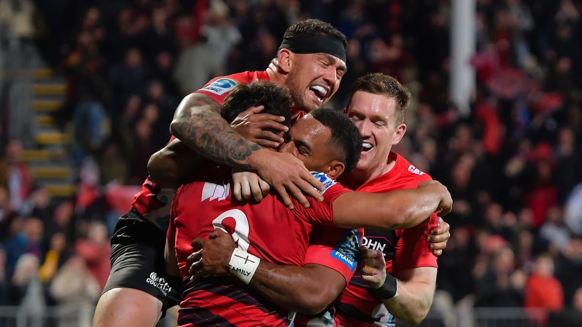 Crusaders upset Blues to save season Crusaders upset Blues to save season