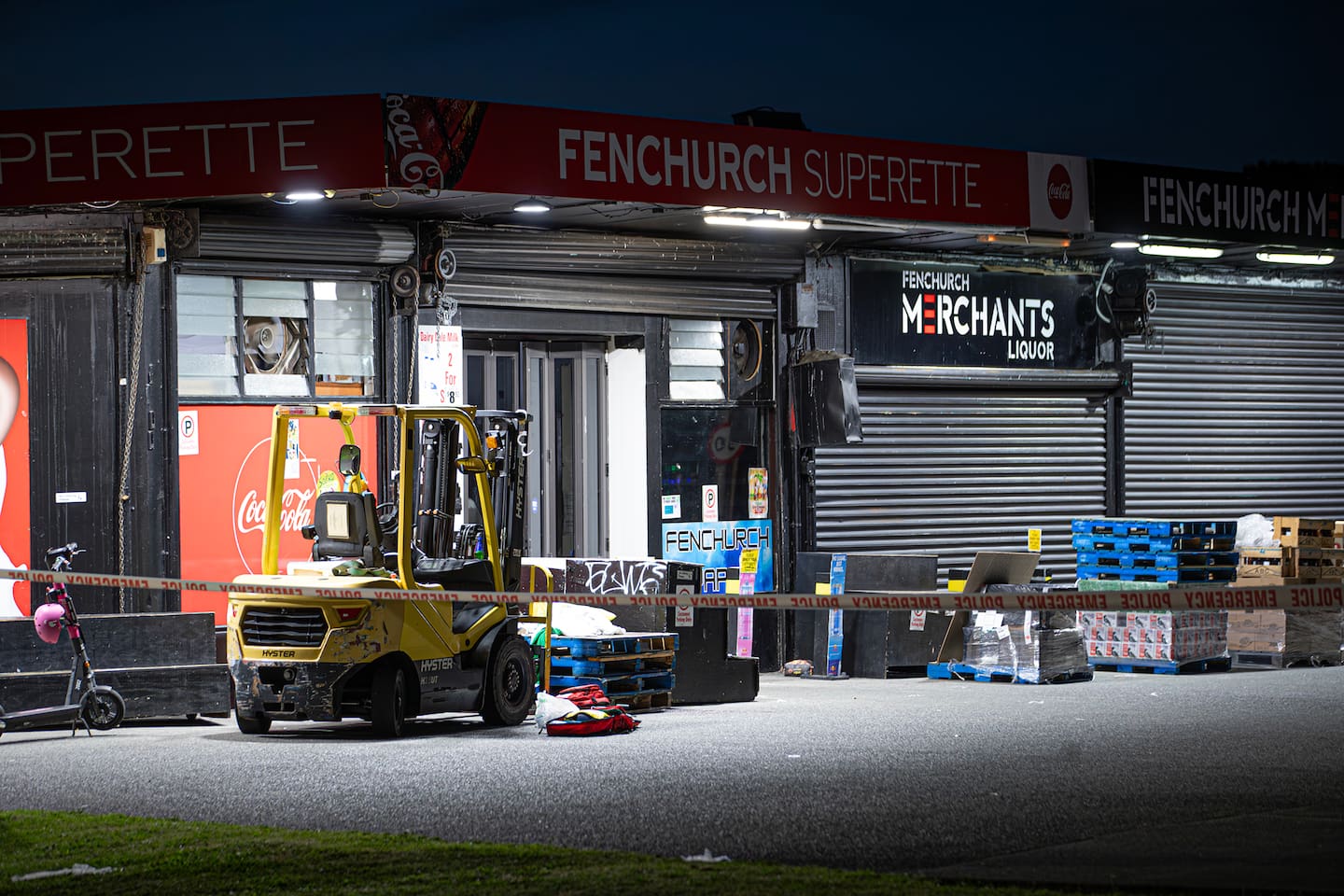 Police have launched an investigation at the intersection of Taniwha and Fenchurch Sts in Glen Innes after a man was fatally stabbed. Photo / Hayden Woodward