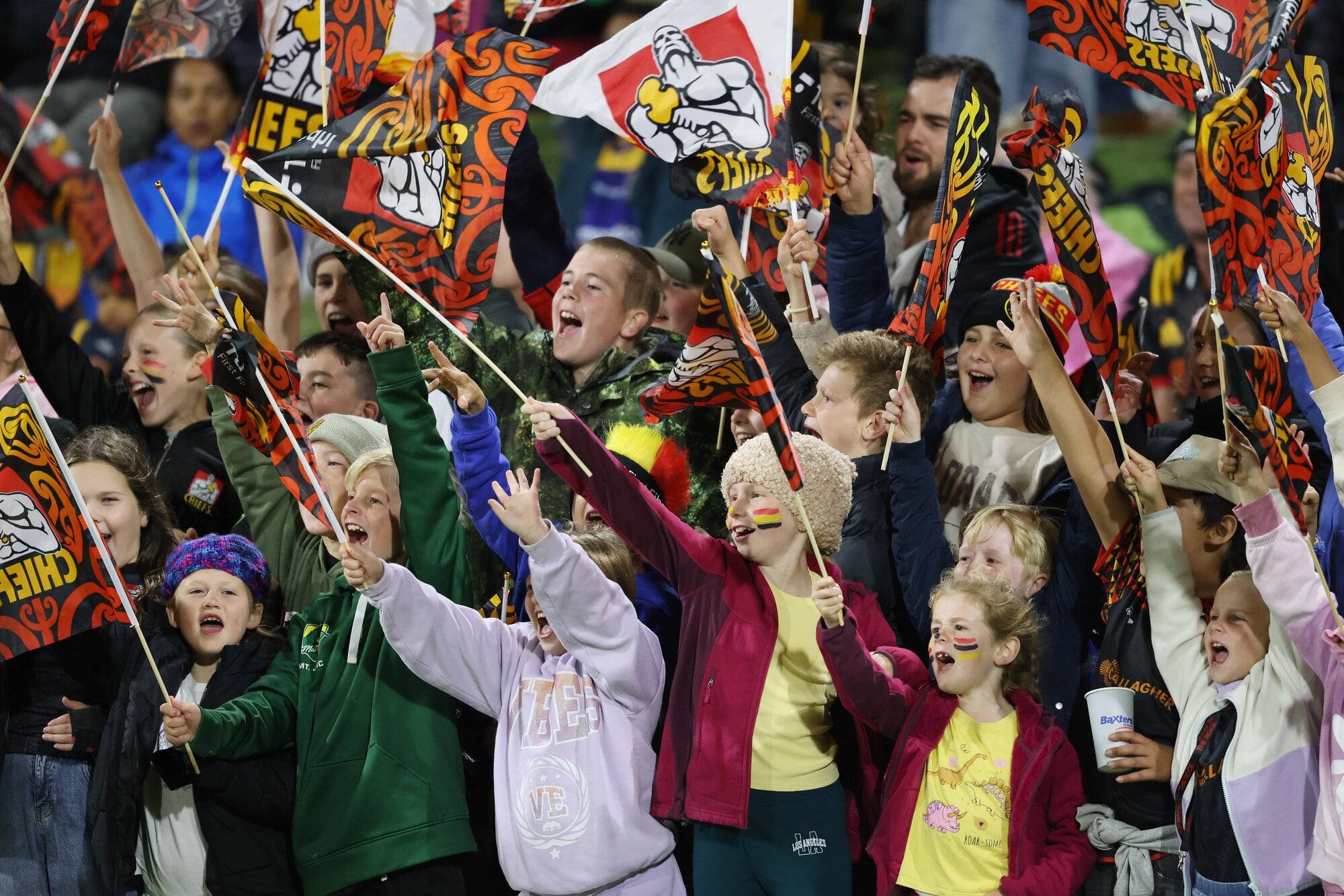 Some 11,000 tickets were sold for the sell-out Chiefs v Western Force Super Rugby match at Bay Oval on Anzac Day. Photo / Getty Images