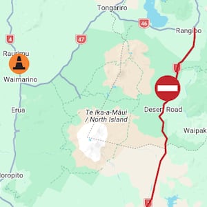 Three killed in crash involving car and tanker, Desert Road State Highway 1 closed from Rangipo to Waiōuru