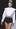 A model presents a creation by Italian designer Stephano Pilati for Yves Saint Laurent. Photo / AP