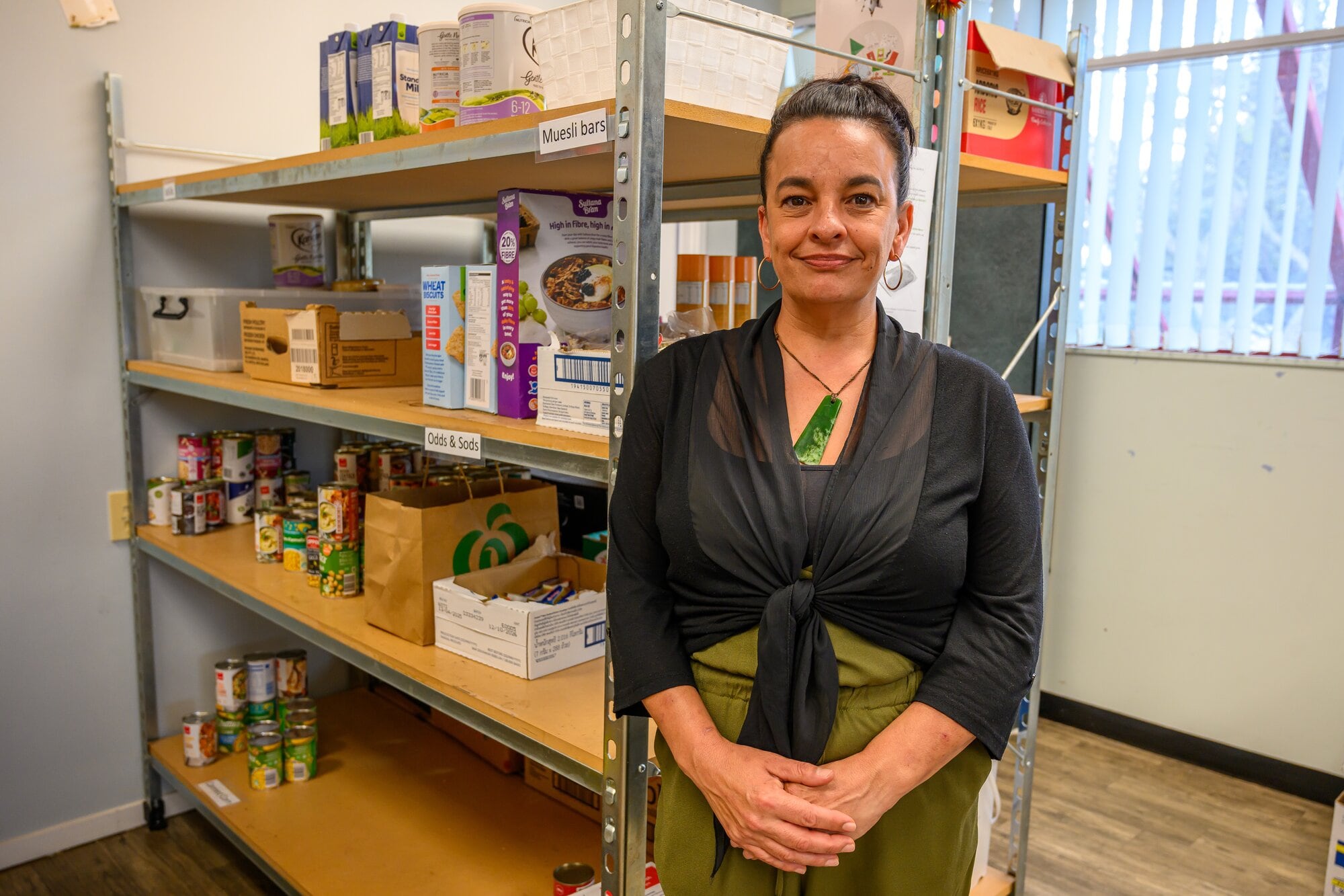 Salvation Army Community Ministries manager Sarah Way said the food drive is needed for stocking shelves to meet community needs. Photo / David Hall