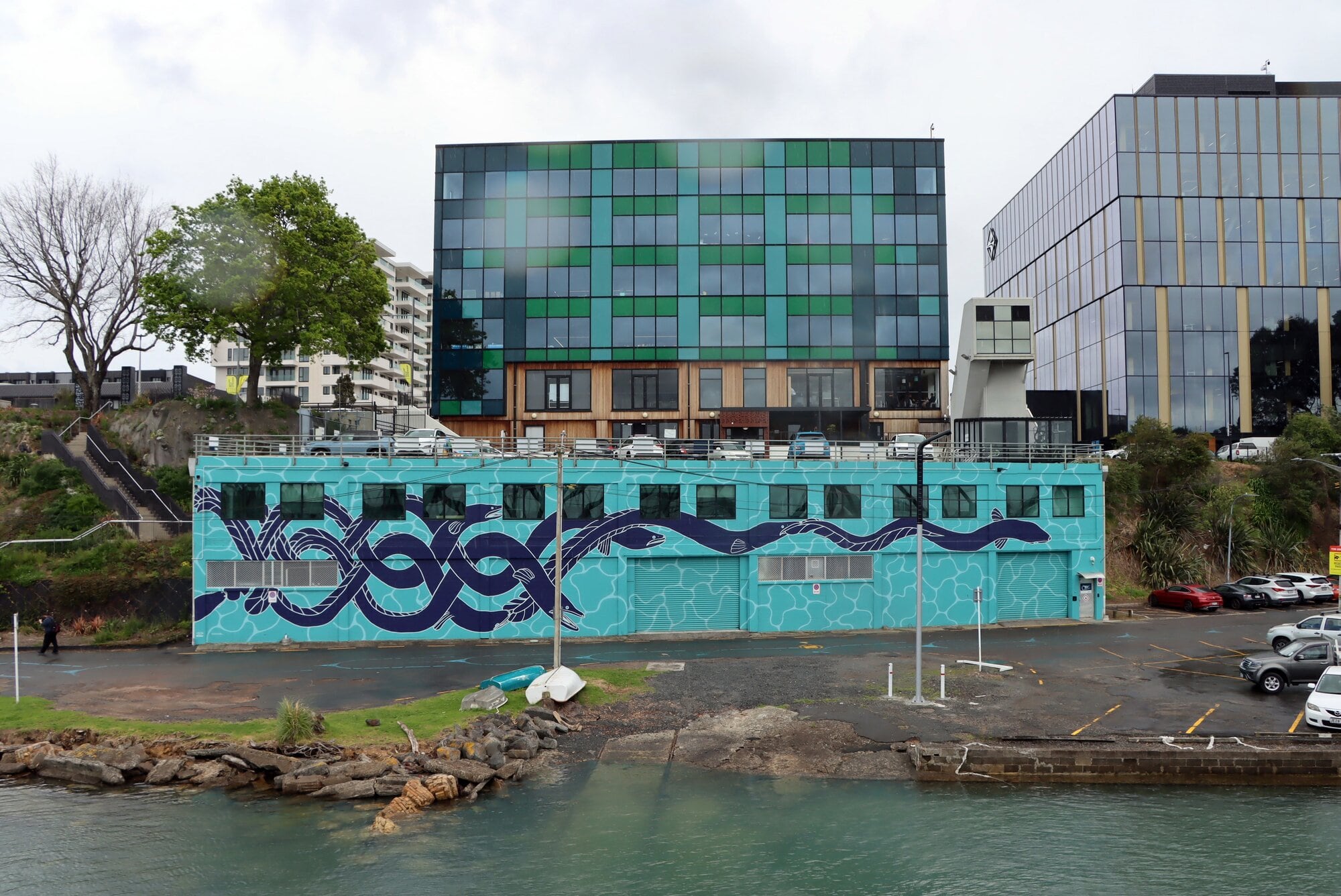 The location for the planned maritime emergency response facility was chosen because it is directly below the regional council offices and would reduce response times in an emergency. Photo / Alisha Evans