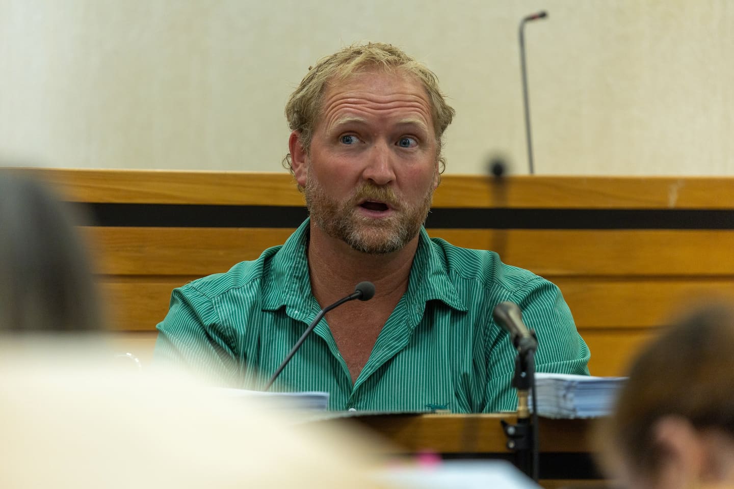 Olympic legend Eric Murray speaks during the inquest into the death of Olivia Podmore, who he previously mentored. Photo / Pool