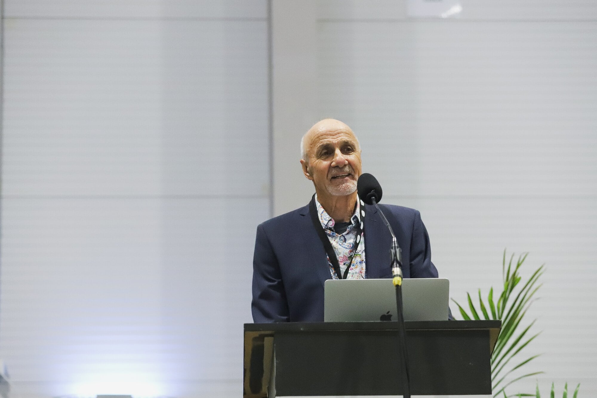  Alan Bougen speaks at the 50th anniversary celebration. Photo / Isabella Cheadle