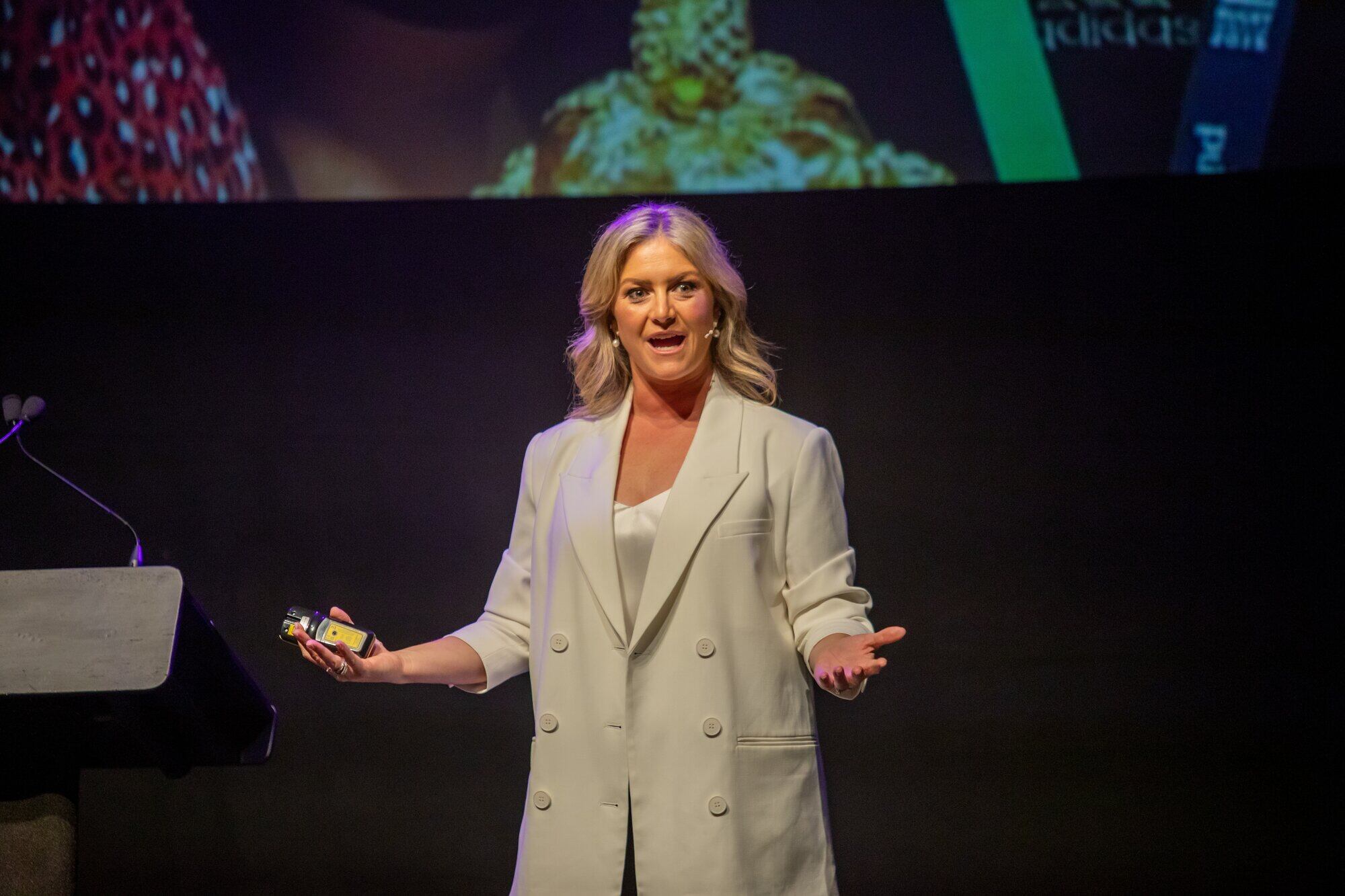  Coast breakfast host Toni Street was a keynote speaker at the Business Women’s Network Speaker Series event. Photo / Tauranga Business Chamber