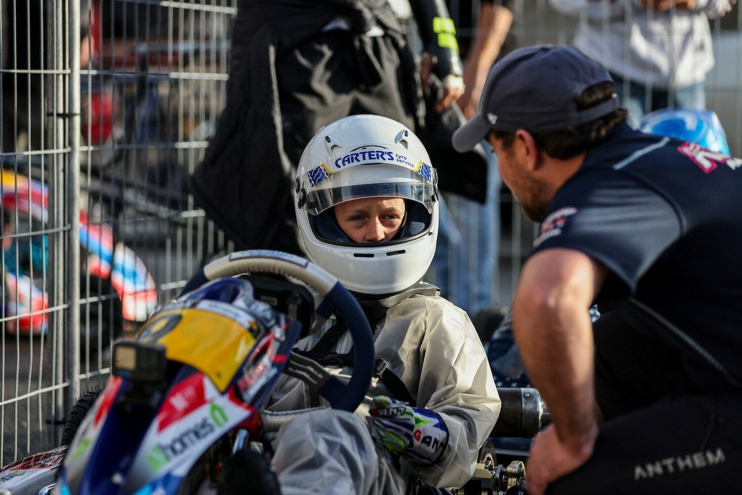 Van Merrett enjoyed racing at his home track, where he spends a lot of his time practising.  Photo / DJ Mills, Shutter Media Group