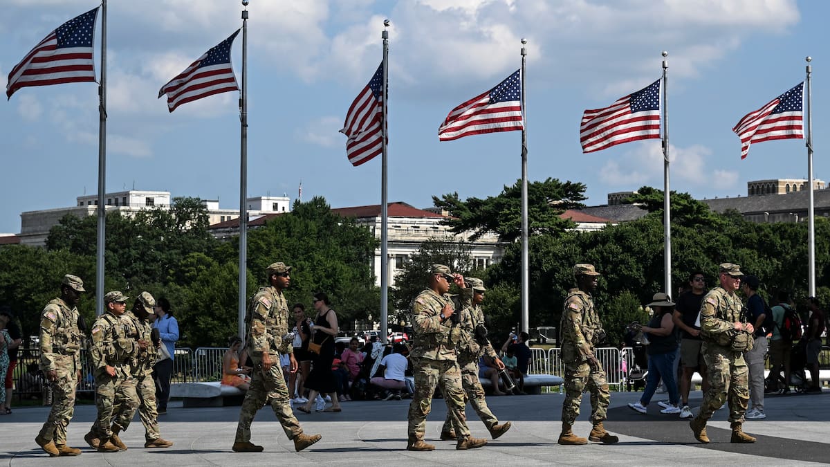 What does the US National Guard do? Why are its troops in US cities?