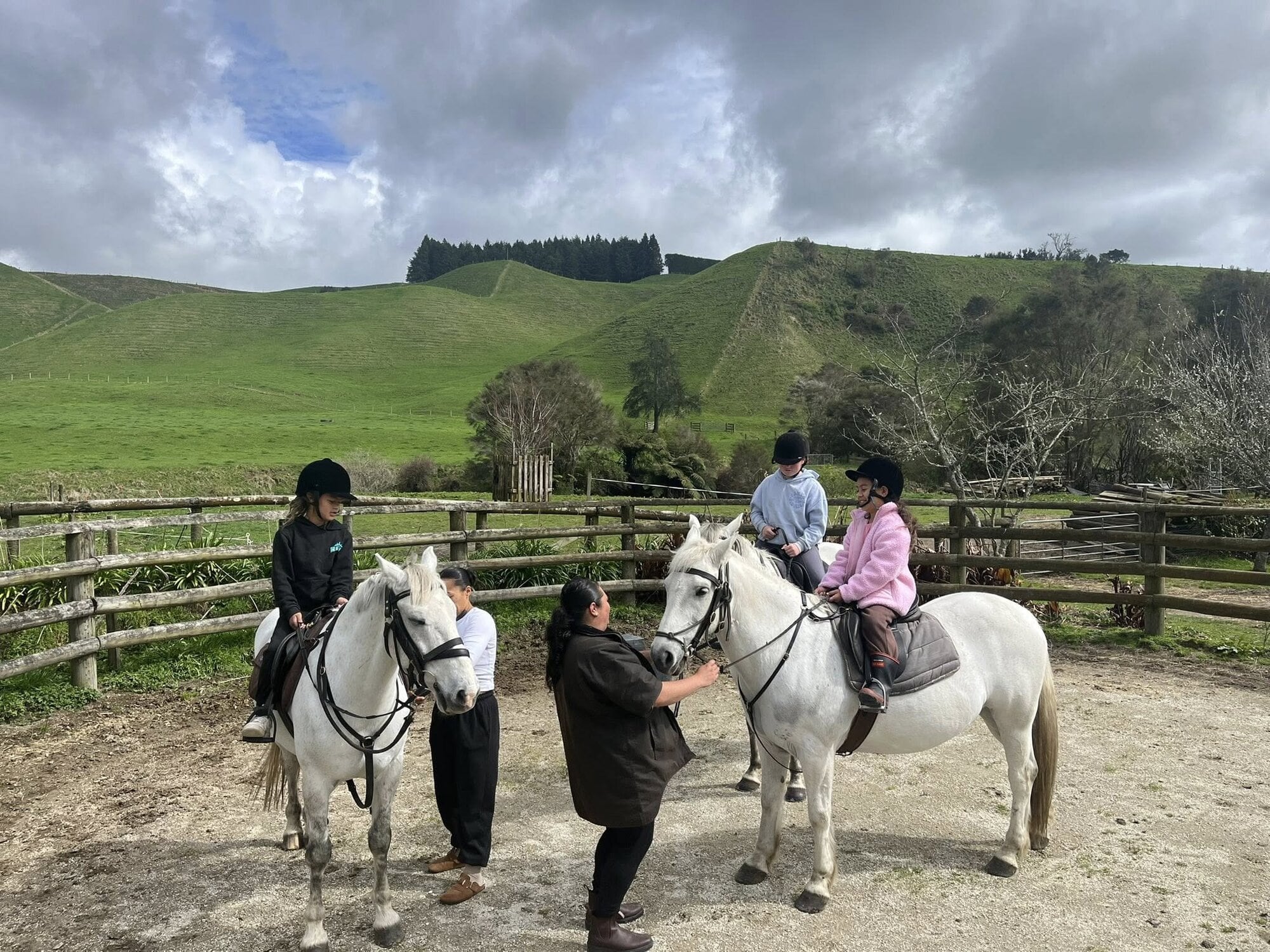 Getting ready for a ride at Natural Mystic. Photo / Supplied