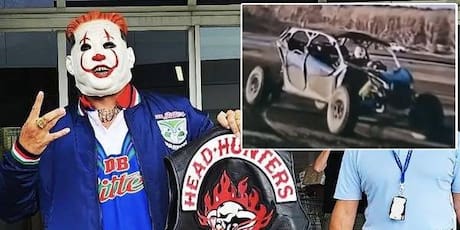 Social media posts of luxury Mercedes-Benz on Auckland beach with ‘clown mask’ driver leads to arrest of Head Hunter