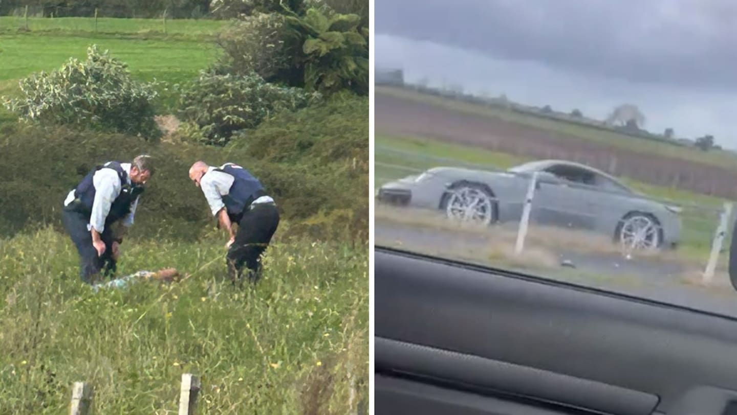 Sifa Tevita was behind the wheel of a Porsche that was seen driving the wrong way along the Waikato Expressway. Photo / Ashlee Garrett