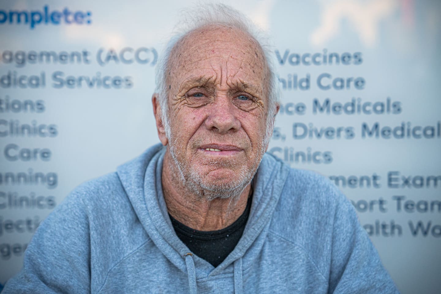 Greg McIndoe, 66, got up early to be seen by a GP for his knee pain. Photo / Ben Dickens