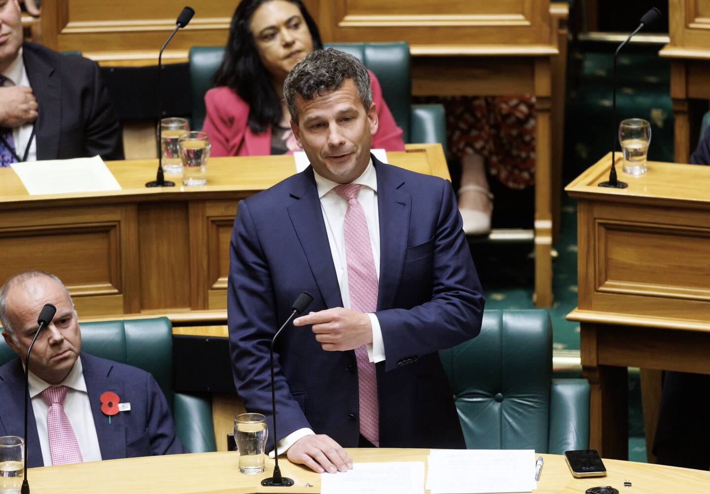 Act leader David Seymour during the second reading of the Treaty Principles Bill. Photo / Mark Mitchell