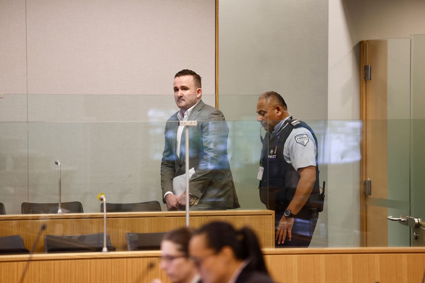 Takapuna builder Anthony David Williamson appears in Auckland High Court. Photo / Michael Craig