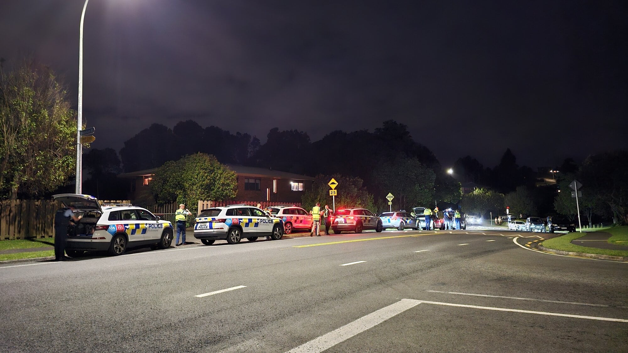  Police attended the scene of a disorder in Victory St, Welcome Bay, Tauranga on Saturday night. Photo / Supplied