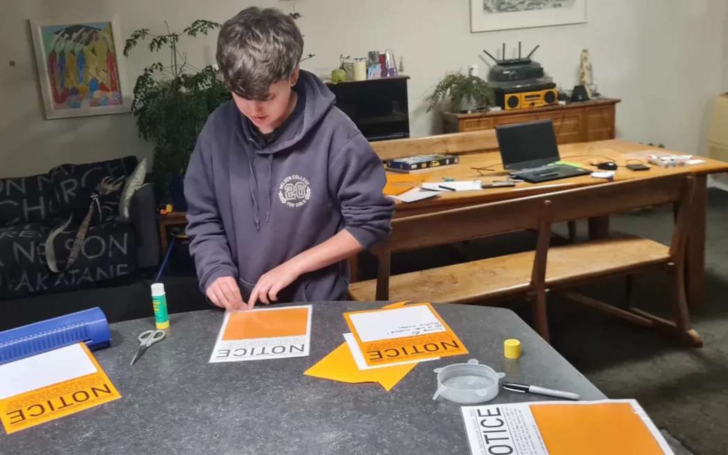 John-Paul and Megan Pochin founded the Halifax Hole Appreciation Society. Photo / John-Paul Pochin