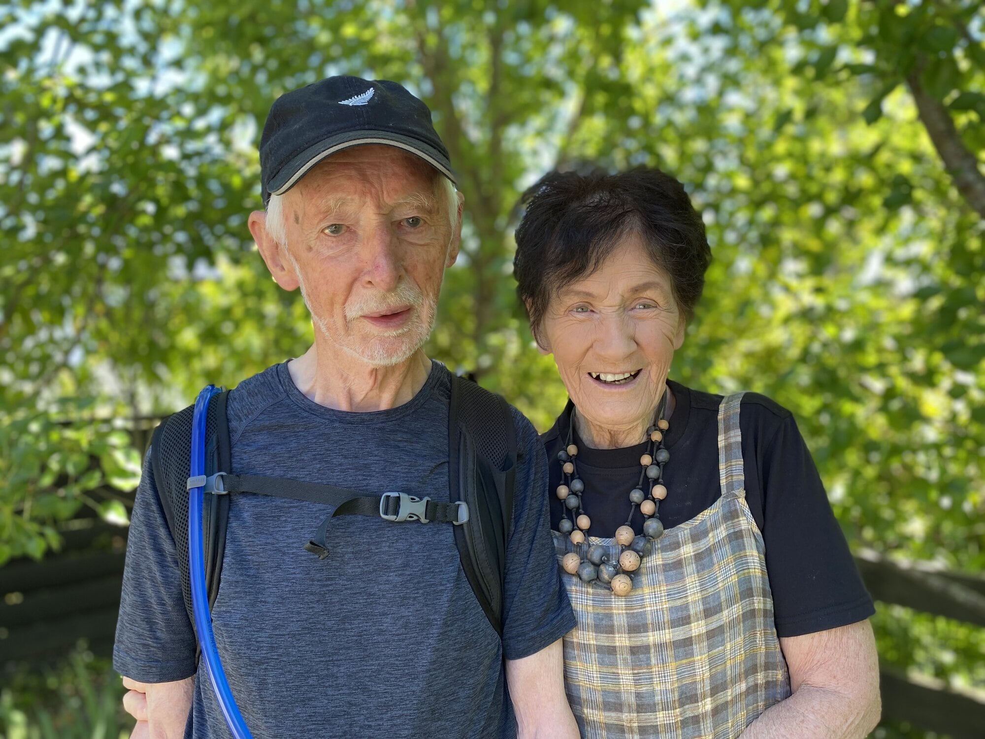 Reg and Marie Denny have been together for more than 60 years. Photo / Rosalie Liddle Crawford.