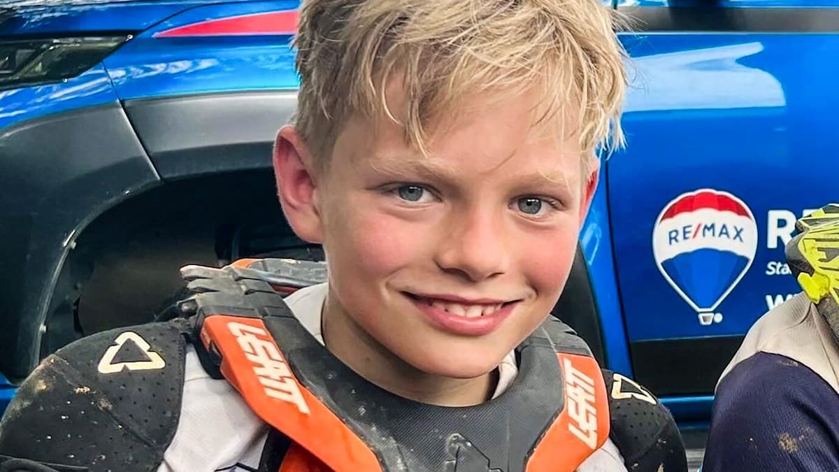 ‘Holding on to a rocket’: Dad describes motocross crash that claimed 10yo son’s life ‘Holding on to a rocket’: Dad describes motocross crash that claimed 10yo son’s life