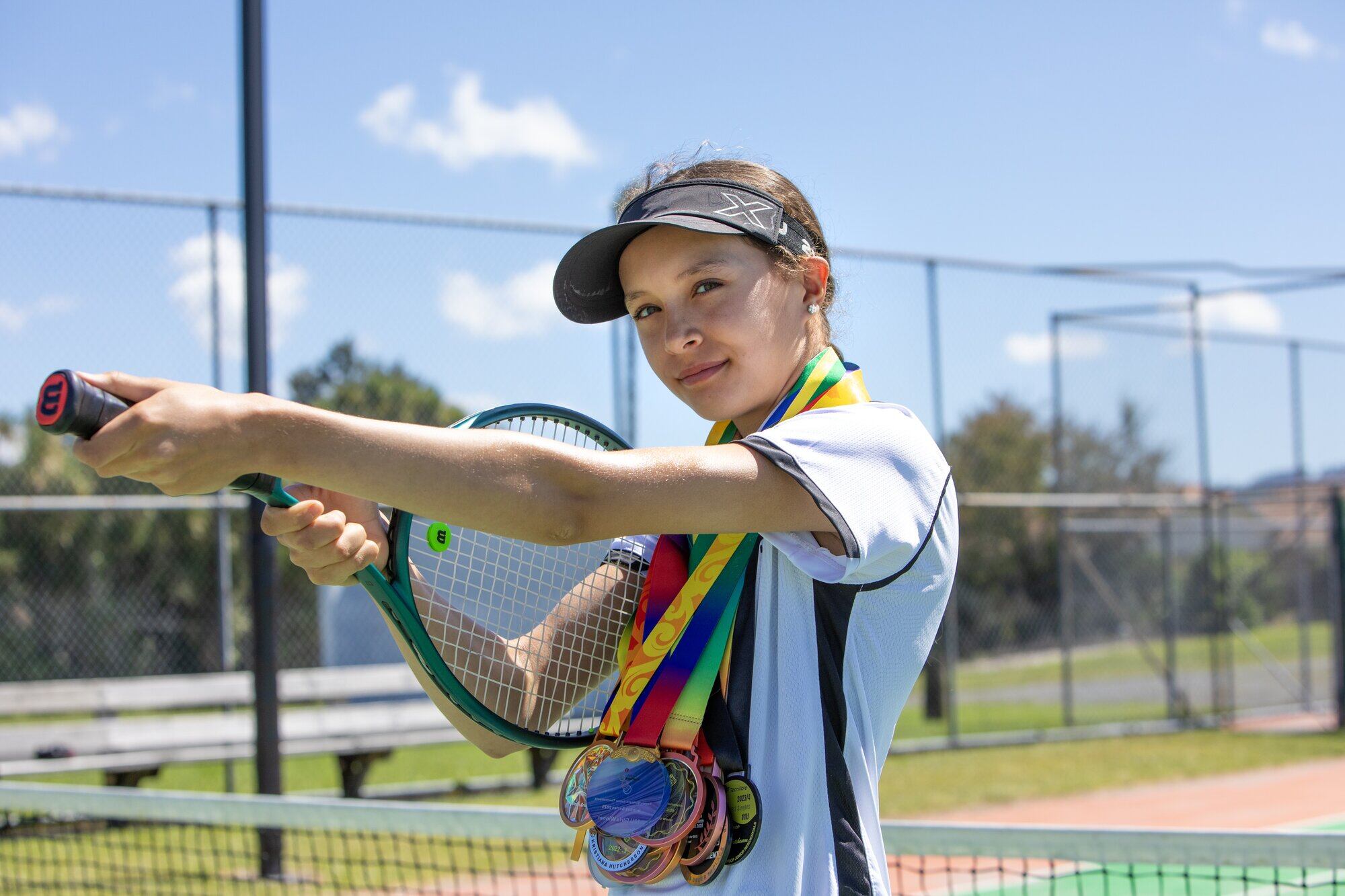 Kristiana Hutchesson won more than 20 tournaments in 2025, and this year has already claimed multiple titles across regional and national competitions. Photo / Kelly O'Hara