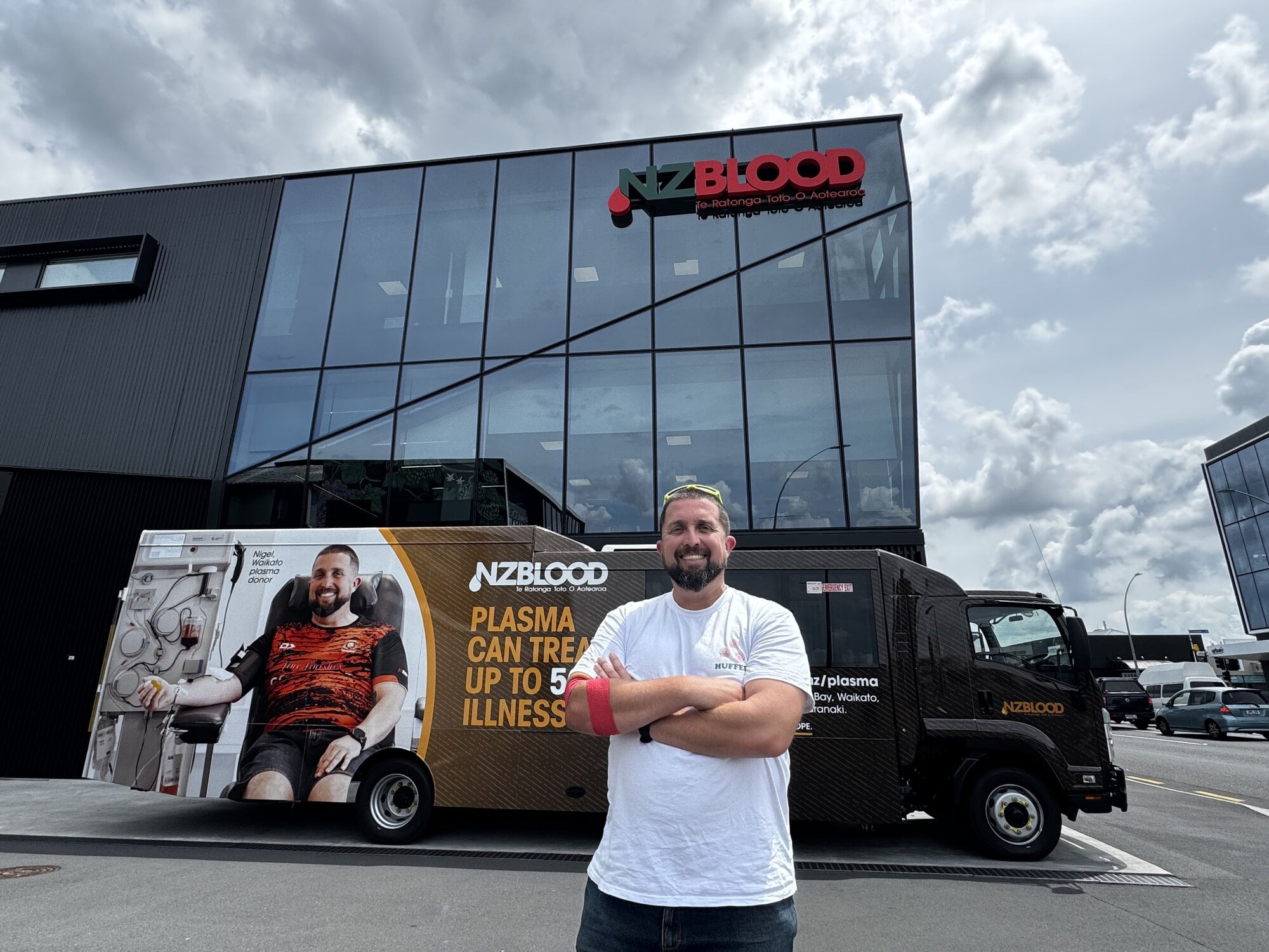 Nigel is a Bay of Plenty-based police officer and regular plasma donor.