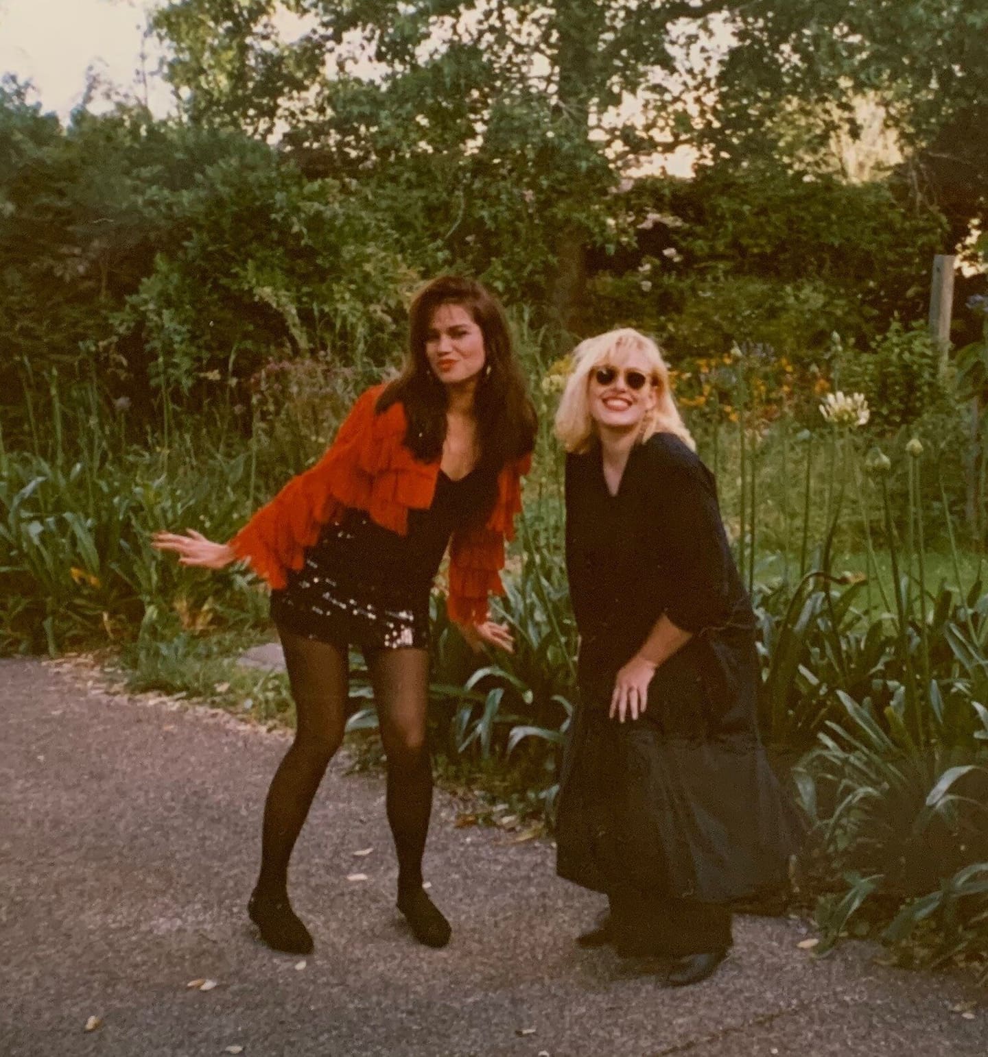 Marise Wipani and her friend Jo Storry.
Storry spent a day with Wipani a week before she died. They went through  old photos and talked about old boyfriends. Photo / Supplied