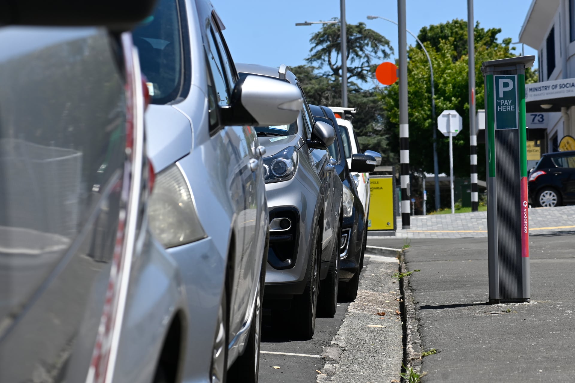 People can use the PayMyPark app if a parking machine is not working. Photo / George Novak