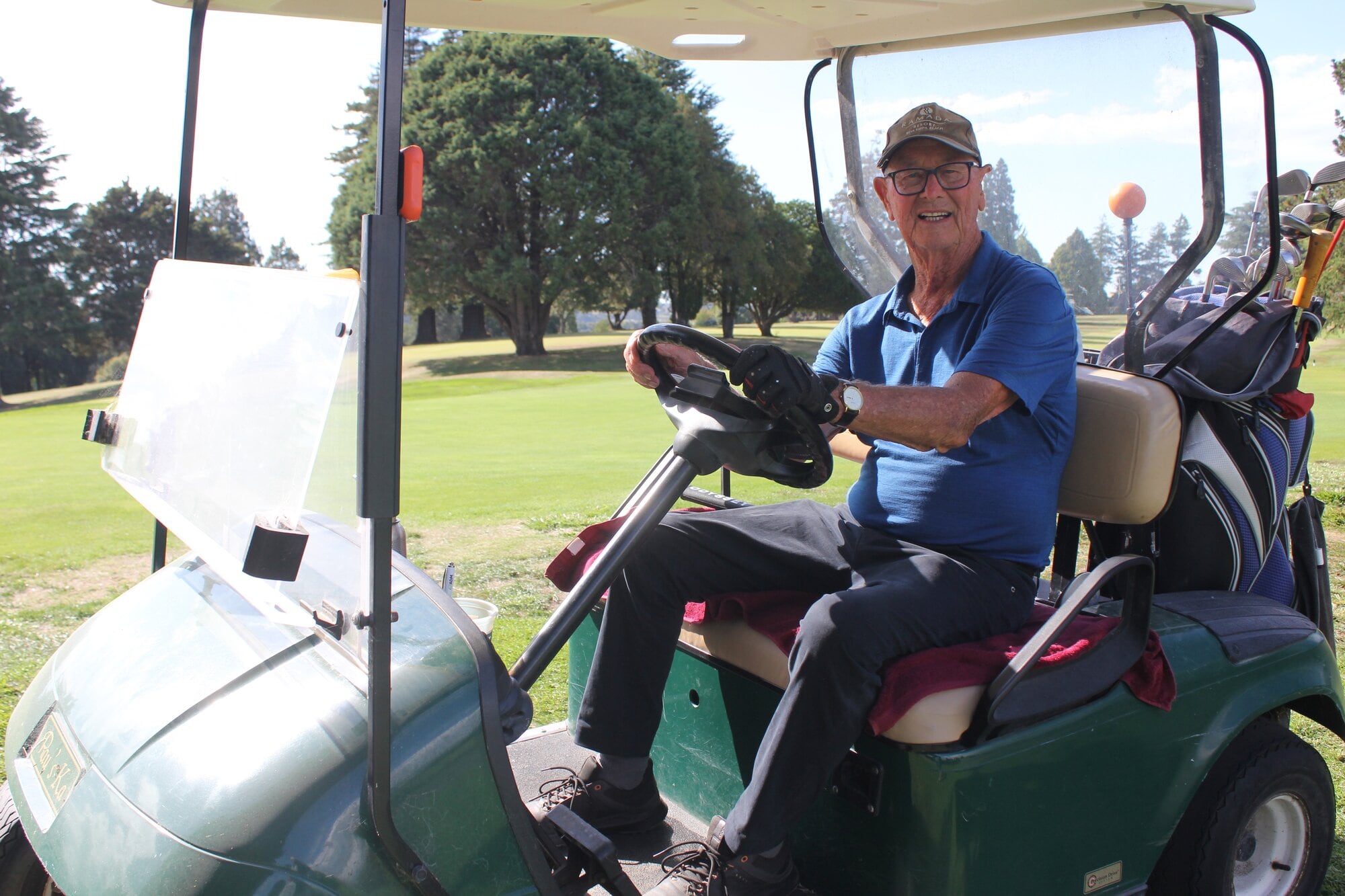  Ray Pittams at Tauranga Golf Club in Greerton. Photo / Debbie Griffiths