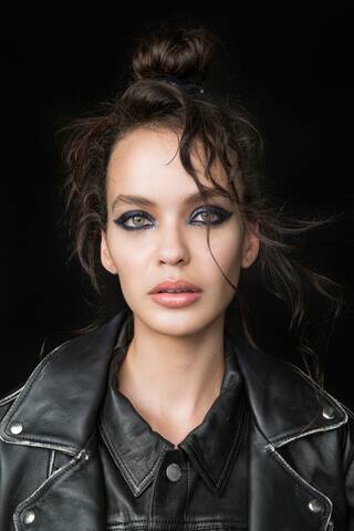 Top-knots with plenty of texture were the look du jour at Stolen Girlfriends Club. Photo / Supplied.