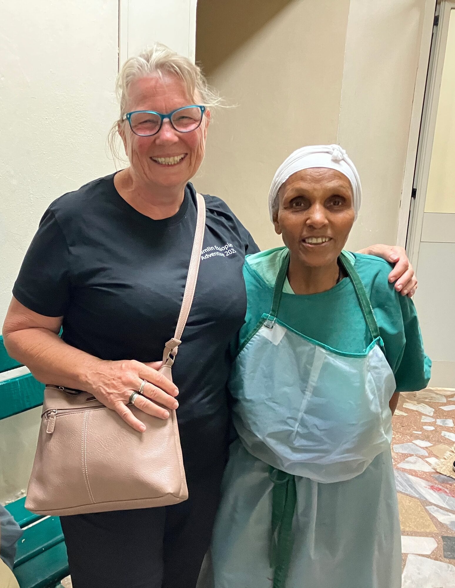  One of Noeline Campbell's highlights at the hospital was meeting Mamitu Gashe, an early fistula patient of Hamlin's. 
