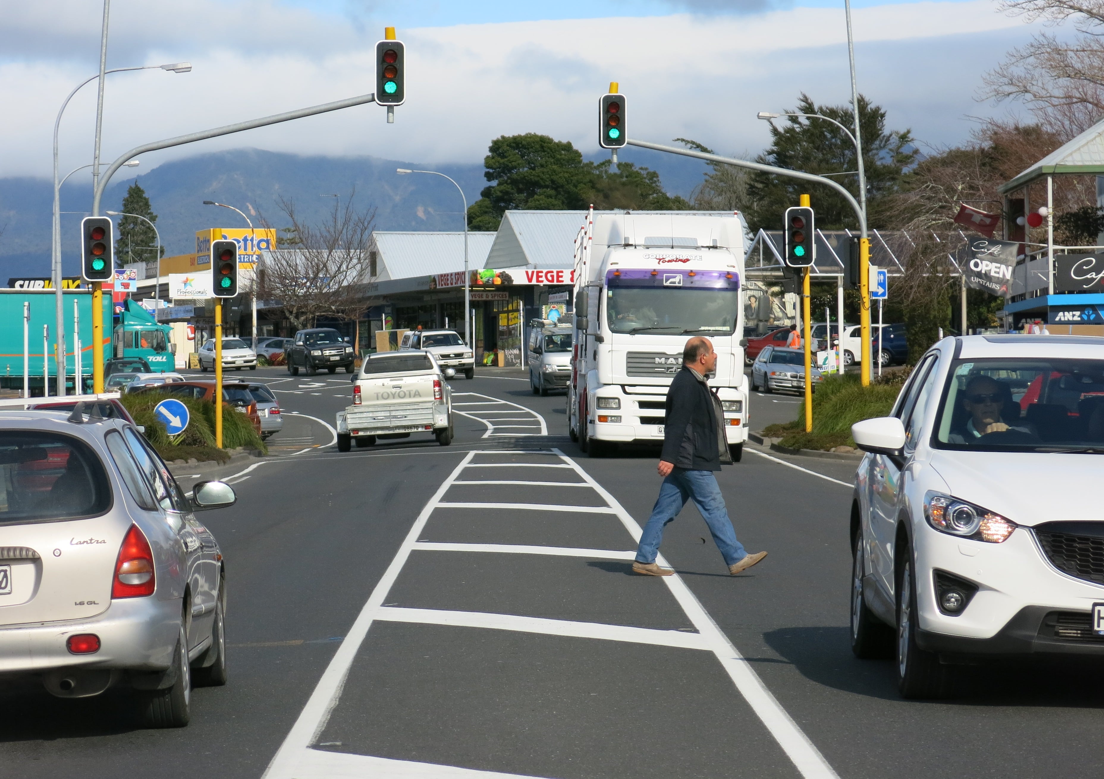 Roads in Katikati are high on one council candidate's list. Photo/File