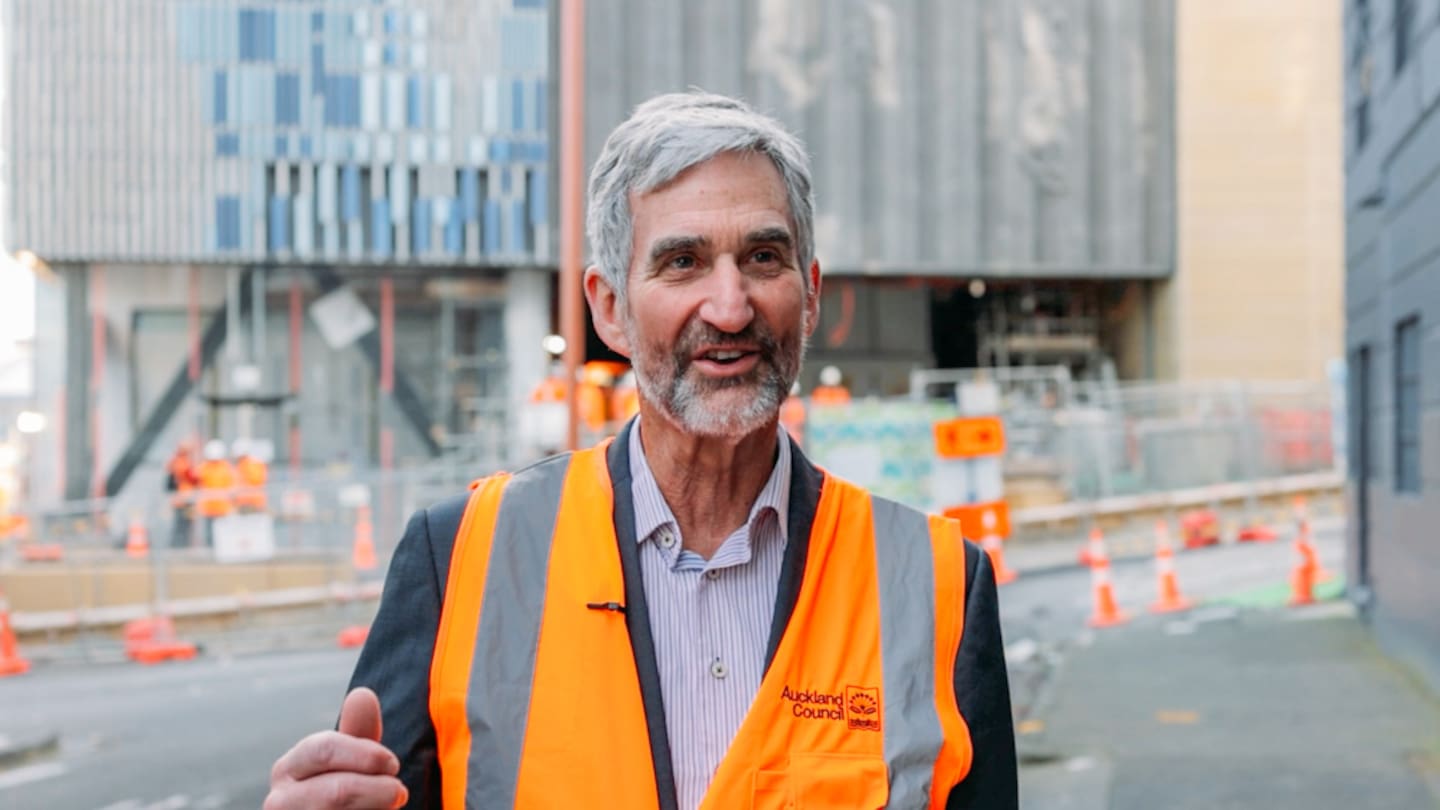 Auckland Council's Barry Potter told the Herald about some of the unusual features within the new station. Photo / Auckland Council