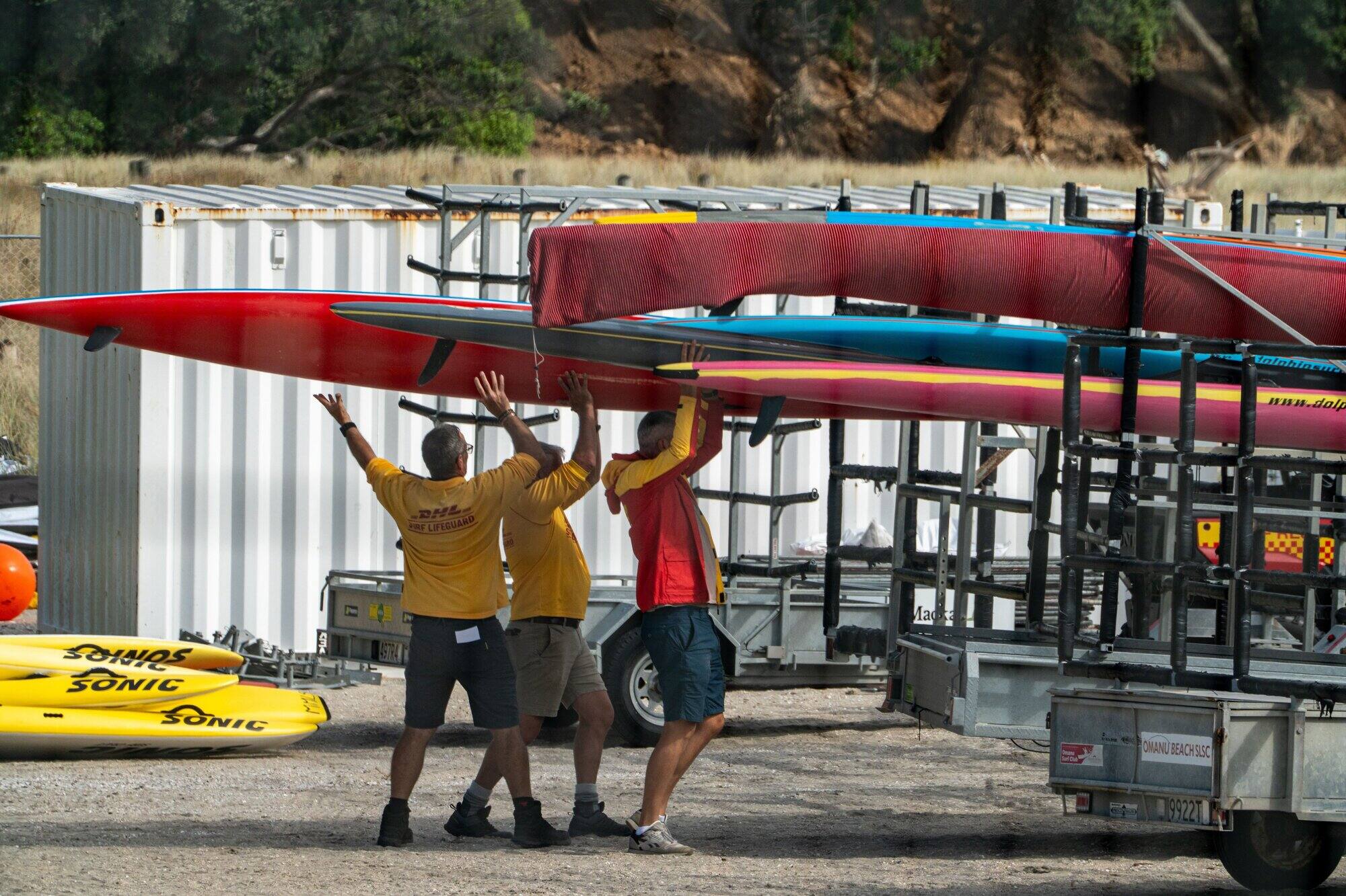 Lifeguards clear Mount Maunganui clubhouse under police supervision after red placard issued
