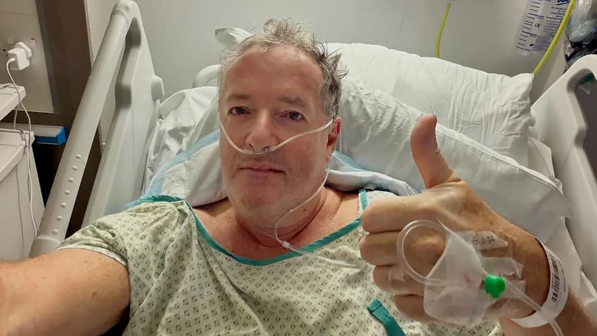 Piers Morgan breaks hip after tripping in London restaurant Piers Morgan breaks hip after tripping in London restaurant