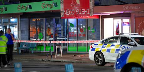 Browns Bay sushi shop stabbing: Owner recovering in hospital, assailant’s body removed
