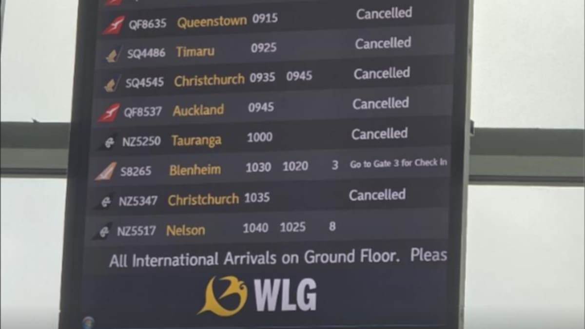 ‘Extremely windy even by Wellington standards’: Heavy rain and gales pause flights, leave thousands without power ‘Extremely windy even by Wellington standards’: Heavy rain and gales pause flights, leave thousands without power