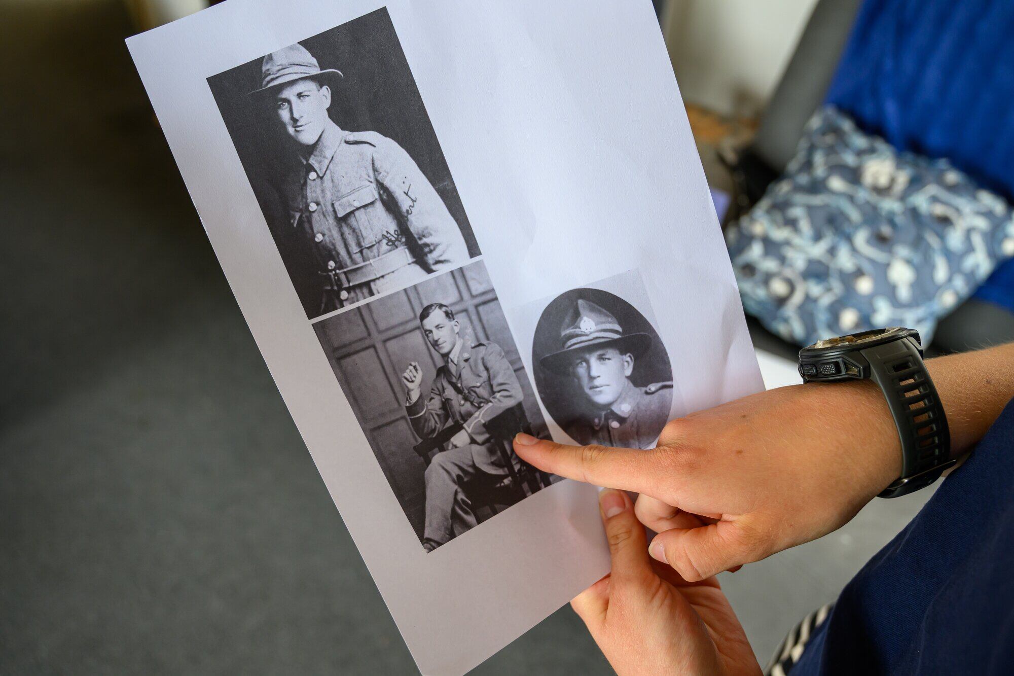 Three of Lexie Knight's great-great uncles — Herbert, George and Douglas Knight — served in World War I. Photo / David Hall