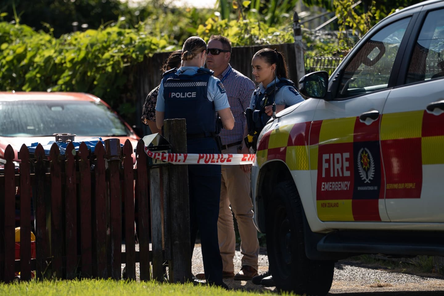 One person was found dead inside a sleepout at the Ōtāhuhu property. Photo / Anna Heath