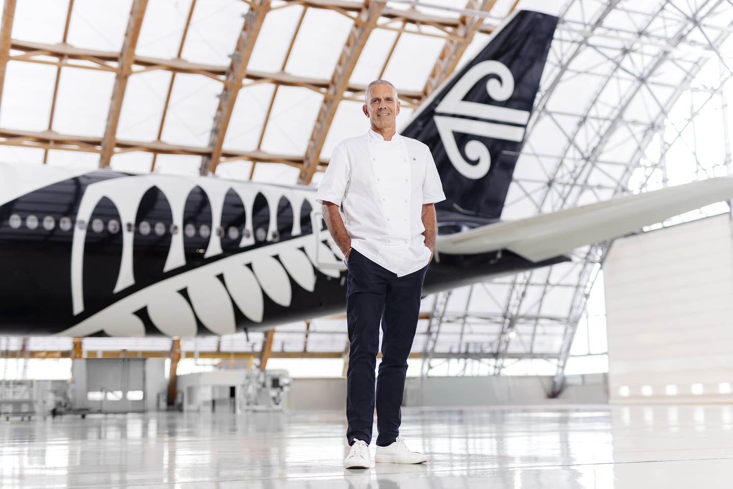 Emett first became an Air New Zealand ambassador as part of their Dream Seats campaign. Photo / Air New Zealand