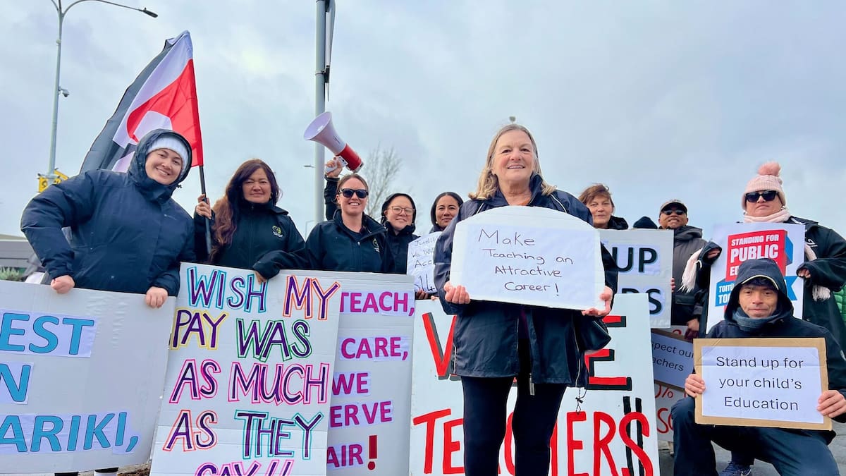 Day of strikes hits Hawke’s Bay as teachers and McDonald’s workers protest pay offers