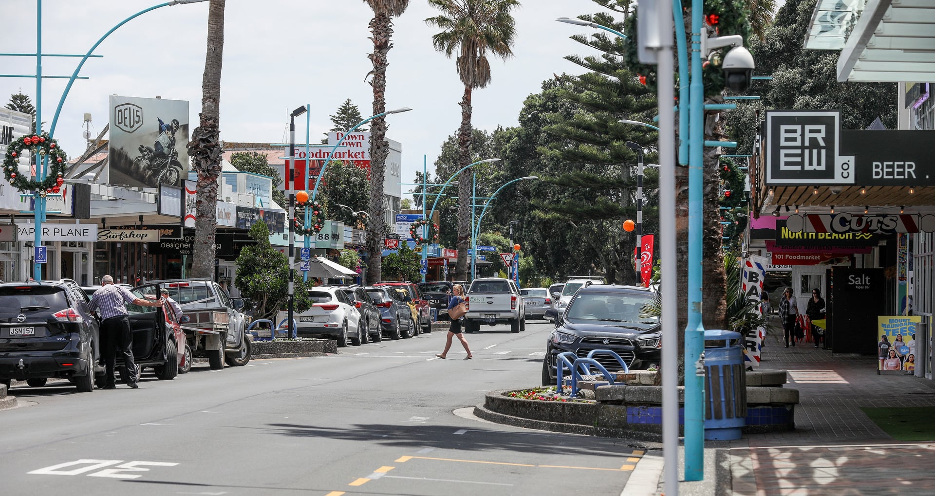 Retail manager Kati Croken said downtown Mount Maunganui should be made a pedestrian zone. Photo / Andrew Warner