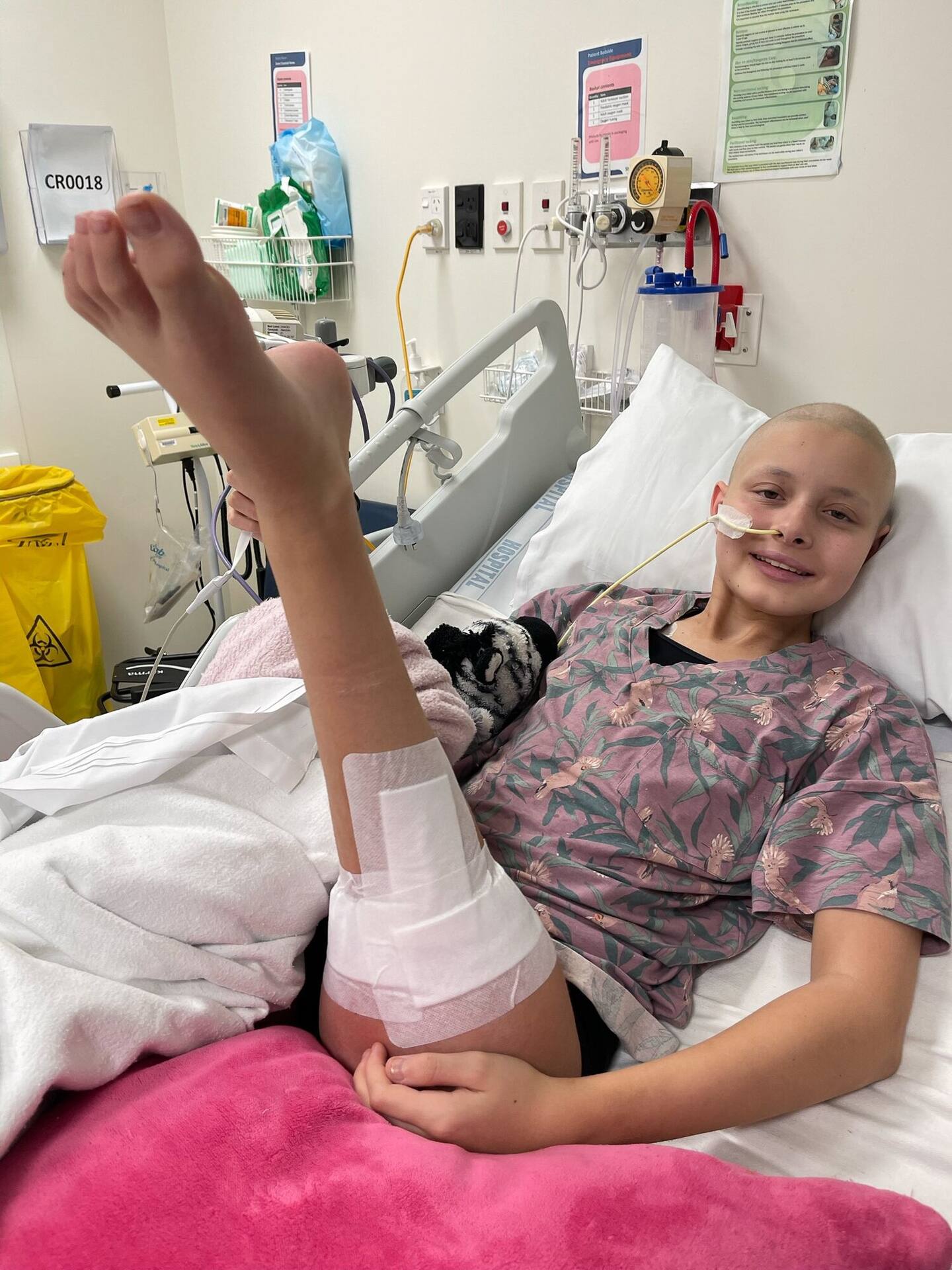 Annabel Knight has braved 102 injections, 94 physiotherapy sessions, 29 rounds of chemotherapy, and a life-changing procedure called rotationplasty.