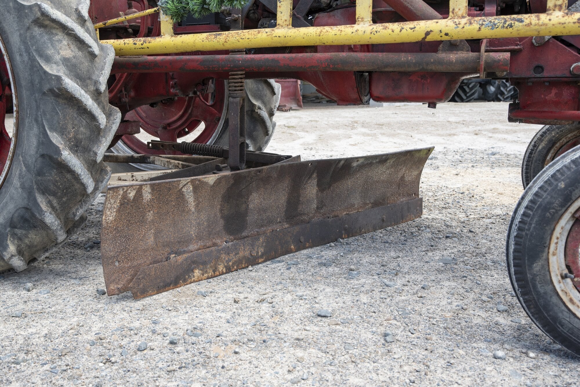The Farmall FC is unusual in being fitted with a grader. Photo / Catherine Fry