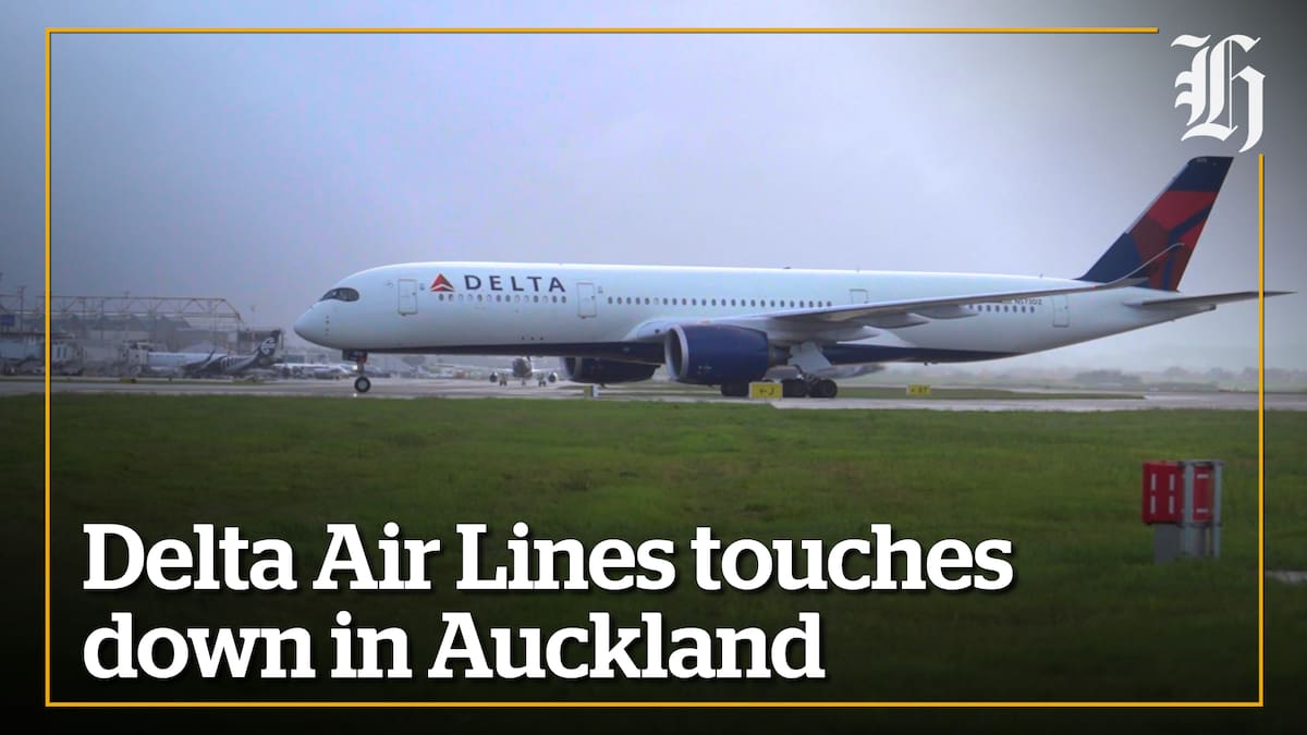 The airline is flying non-stop between Auckland and Los Angeles daily.
Video / Grant Bradley / Greg Bowker
