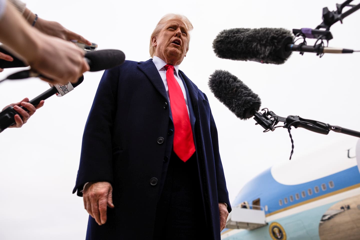 Trump announced huge tariffs on different countries on April 2. In a whiplash change of tune a week later, he said all targeted countries but China would face a 10% rate for 90 days. Photo /The New York Times