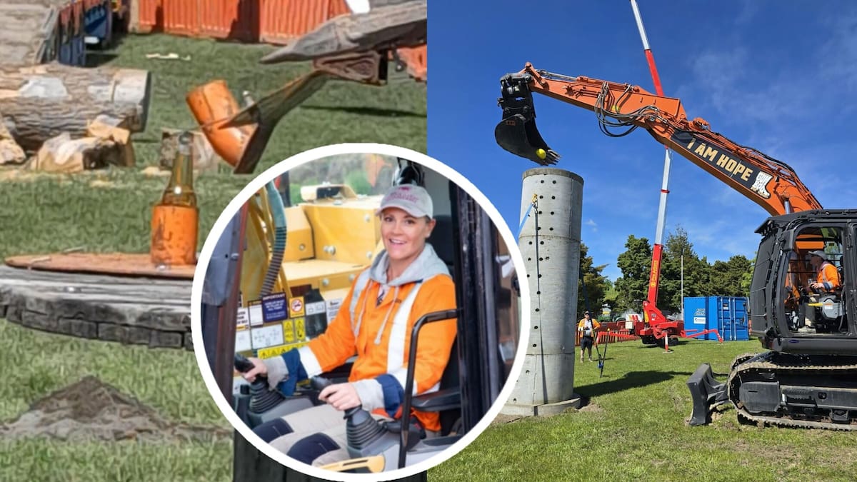 Meet Tanya, the woman who can open a bottle of beer with a 13-tonne excavator Meet Tanya, the woman who can open a bottle of beer with a 13-tonne excavator