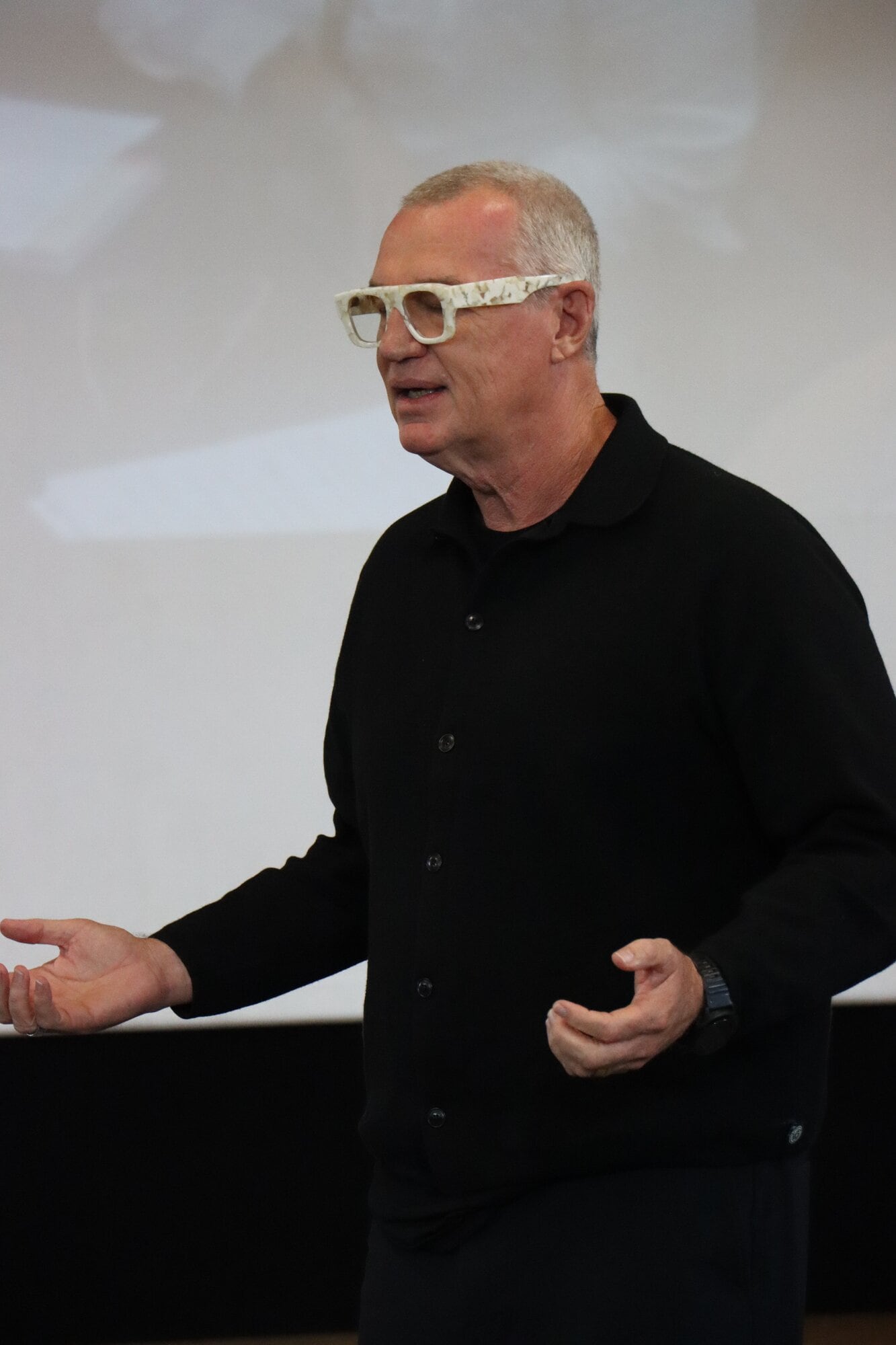 Sir John Kirwan said Mitey had a goal of reaching 600 primary schools by the end of the year. Photo / Tom Eley.