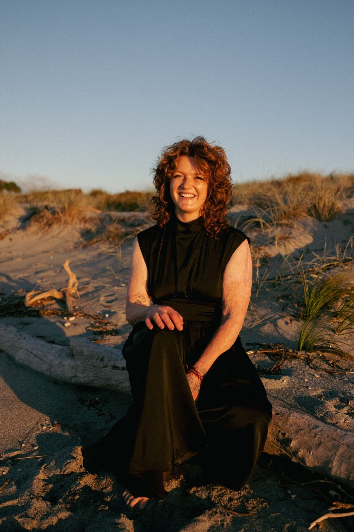 Kelsey Waghorn has revealed in her new book - Surviving White Island - how she had an earlier near-death experience after a tour boat exploded in flames off the Bay of Plenty coastline. Photo / Eilish Burt Photography