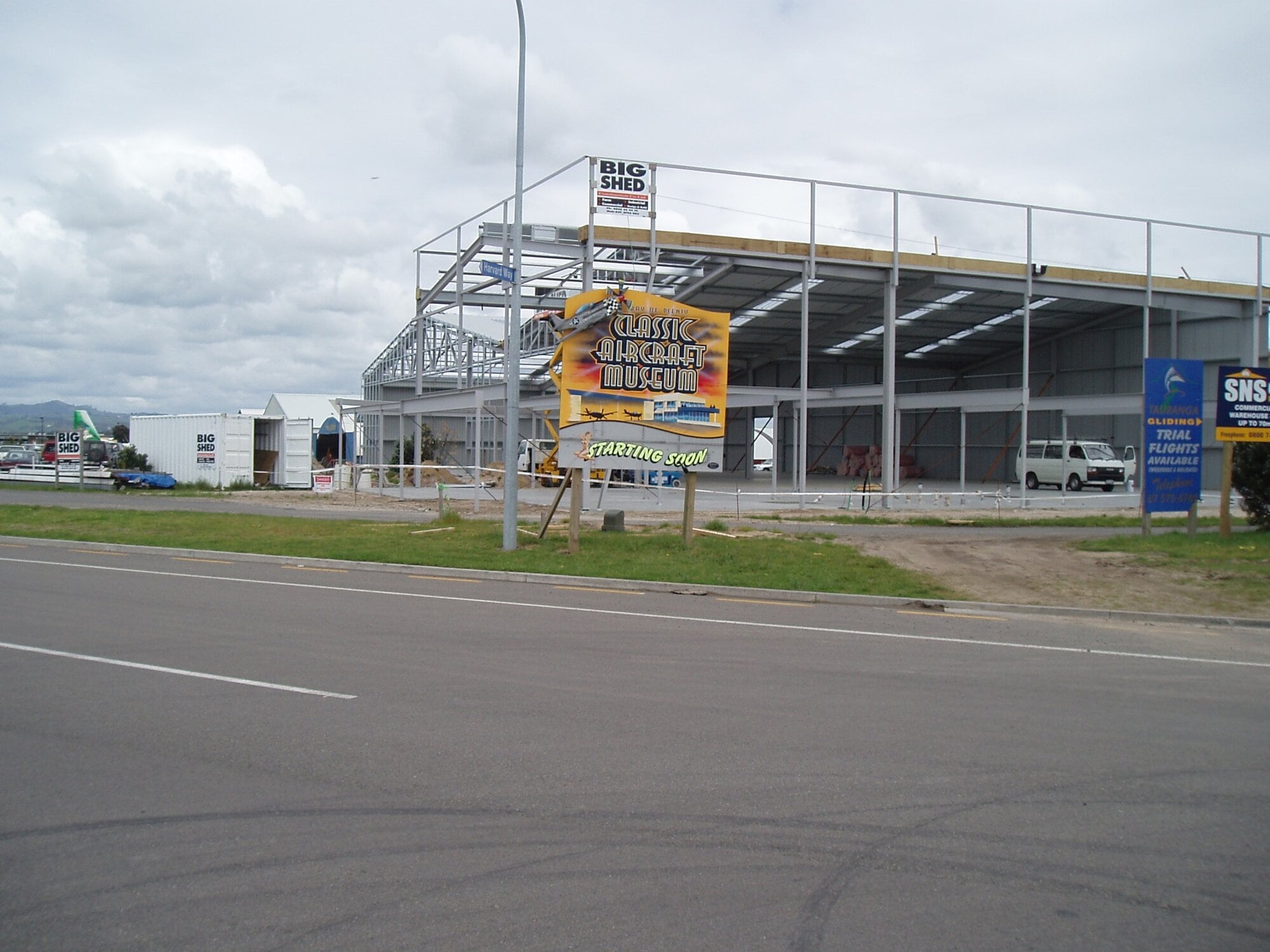  The early days of the Classic Flyers aircraft museum. Photo / supplied