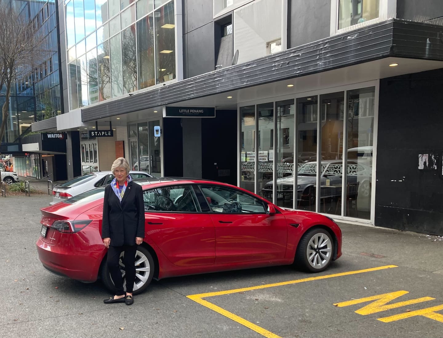 Former Wellington mayor Dame Kerry Prendergast who received a ticket for parking on a footpath in an area she says is ambiguous. Photo / Catherine Hutton