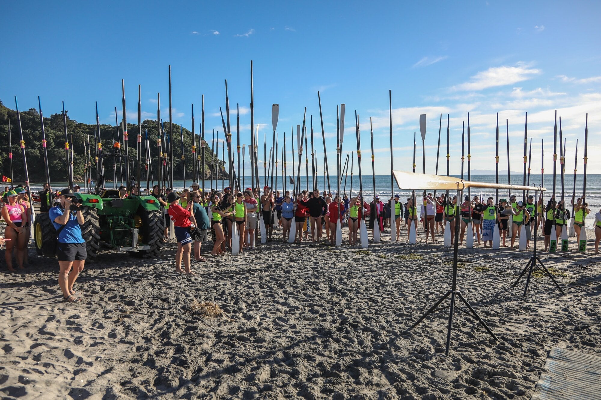 Hosting three competitions on the long weekend made for a festival-like atmosphere after a mihi whakatau opened the event.Photo / Alex Wilkins